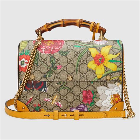 gucci floral mini bag|vintage floral gucci bag.